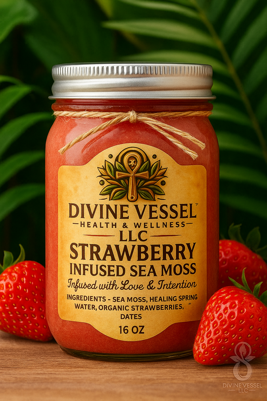 Strawberry Infused Sea Moss